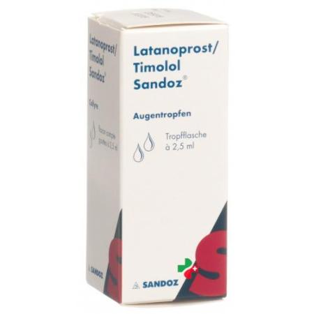 Latanoprost Timolol Sandoz 2.5 ml Augentropfen - PrimeCare Global